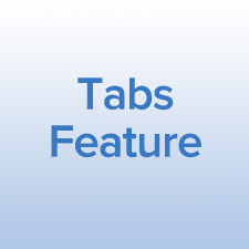 Tabs Feature